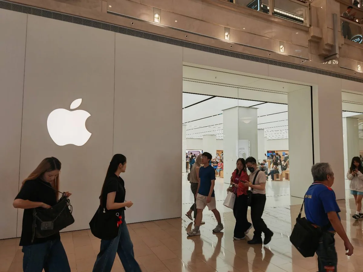 商场里的Apple店