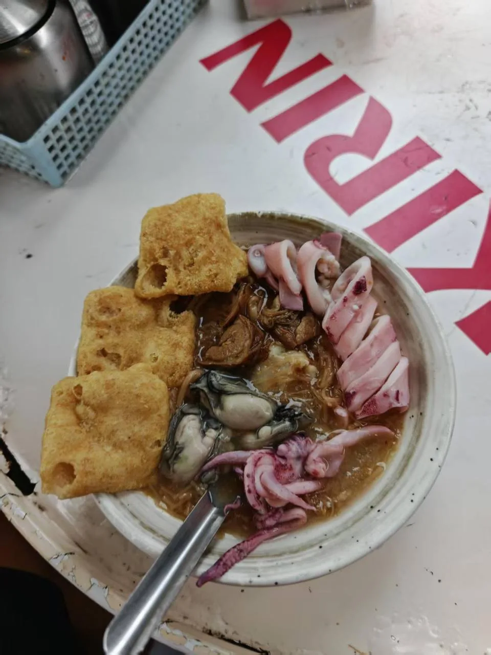 面线町的面线和配料